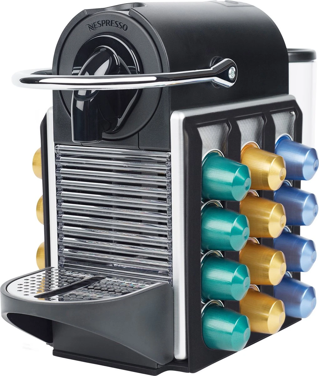 Scanpart Capsulehouder - Geschikt Voor Nespresso Pixie - Koffiecups Houder - Kunststof - Zwart - U Cap - Voor 24 Capsules 9 Scanpart Capsulehouder - Geschikt Voor Nespresso Pixie - Koffiecups Houder - Kunststof - Zwart - U Cap - Voor 24 Capsules - Afbeelding 7