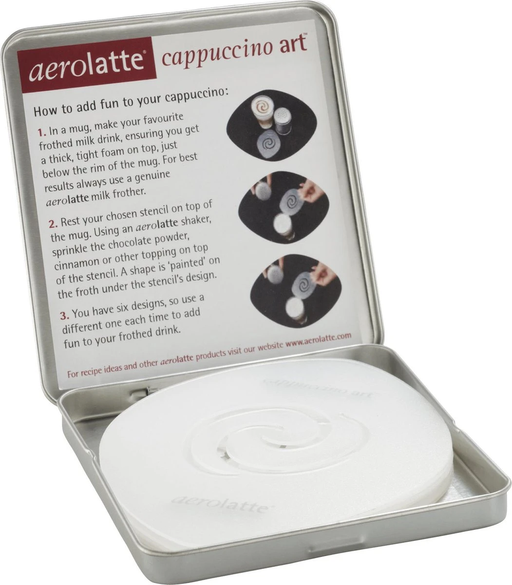 Aerolatte Cacao Sjablonen 3 Aerolatte Cacao Sjablonen