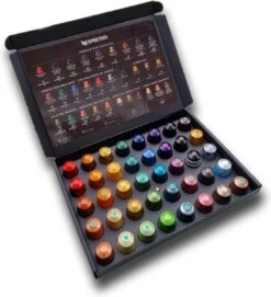 Koffie Proeverij Pakket Groot 40 Stuks Verschillende Smaken Met Mystery Card 'Get Well Soon' Met Persoonlijke (video) Boodschap | Verjaardag | Sinterklaas | Kerstpakket | Vaderdag | Moederdag | Jubileum | Valentijnsdag -Koffieverkoopwinkel 1093x1200 2