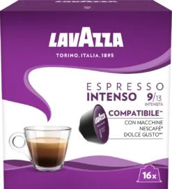 Lavazza Espresso Intenso Capsules - Geschikt Voor Dolce Gusto Apparaat - 16 Stuks X3 -Koffieverkoopwinkel 1095x1200 1