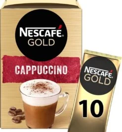 Nescafé Gold Cappuccino Oploskoffie - Ongezoet - 6 Doosjes à 10 Zakjes 9 Nescafé Gold Cappuccino Oploskoffie - Ongezoet - 6 Doosjes à 10 Zakjes -Koffieverkoopwinkel 1110x1200 1