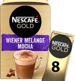 Nescafé Gold Wiener Melange Mocha Oploskoffie - 6 Doosjes à 8 Zakjes -Koffieverkoopwinkel 1111x1200 2