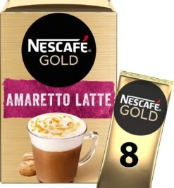 Nescafé Gold Amaretto Latte Oploskoffie - 6 Doosjes à 8 Zakjes 10 Nescafé Gold Amaretto Latte Oploskoffie - 6 Doosjes à 8 Zakjes -Koffieverkoopwinkel 1111x1200 8