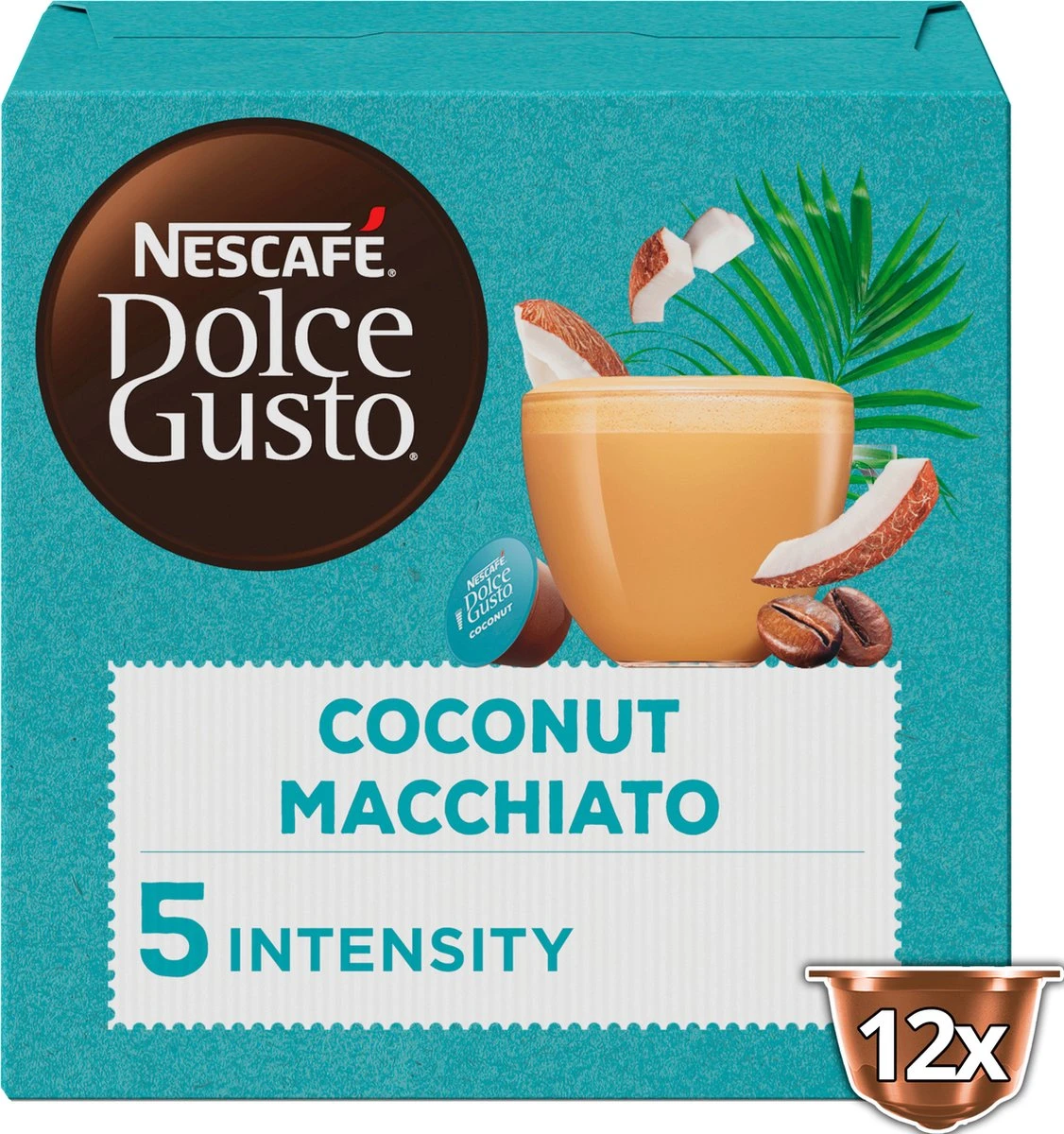 Nescafé Dolce Gusto Coconut Macchiato Capsules - Vegan Koffie - 36 Koffiecups 10 Nescafé Dolce Gusto Coconut Macchiato Capsules - Vegan Koffie - 36 Koffiecups - Afbeelding 8