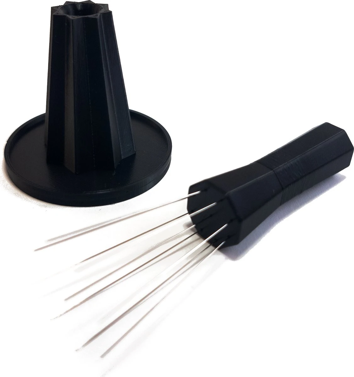 Azhora WDT Tool Met 9 Naalden - Weiss Distribution Technique - Espresso Distributie Tool - Koffie Verdeler 3 Azhora WDT Tool Met 9 Naalden - Weiss Distribution Technique - Espresso Distributie Tool - Koffie Verdeler