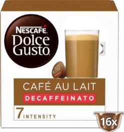Nescafé Dolce Gusto Cafe Au Lait Decaf 3 Doosjes à 16 Capsules -Koffieverkoopwinkel 1132x1200 9