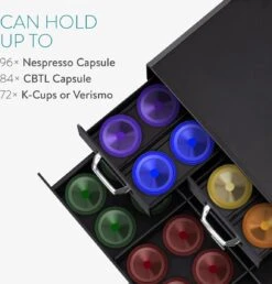 Navaris Capsulehouder Met 4 Lades - Compatibel Met Nespresso En Meer Merken - Houder Voor Koffiecups - Organizer Voor Cups En Accessoires -Koffieverkoopwinkel 1148x1200 2