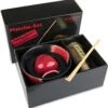 Merkloos Matcha Thee Set Inclusief Handgemaakte Matcha Kom, Bamboe Matcha Klopper, Chasen Houder Rood En Bamboe Maatschep - Complete Matcha Set -Koffieverkoopwinkel 1158x1200