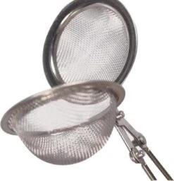 Merkloos 1 Stuk - Theezeef - RVS - Thee-ei - Kruidenbol - RVS - Theezeefje Voor Losse Thee - Thee Bal - Lengte 16cm - Diameter 4.5cm - Thee Zeef -Koffieverkoopwinkel 1159x1200