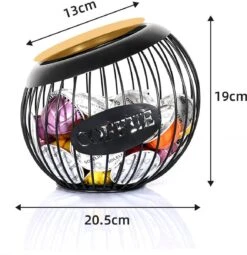 Kitch&Life Capsulehouder – Zwart – 30 Tot 40 Koffiecups - Koffiecups Houder – Organizer 9 Kitch&Life Capsulehouder – Zwart – 30 Tot 40 Koffiecups - Koffiecups Houder – Organizer -Koffieverkoopwinkel 1161x1200 1