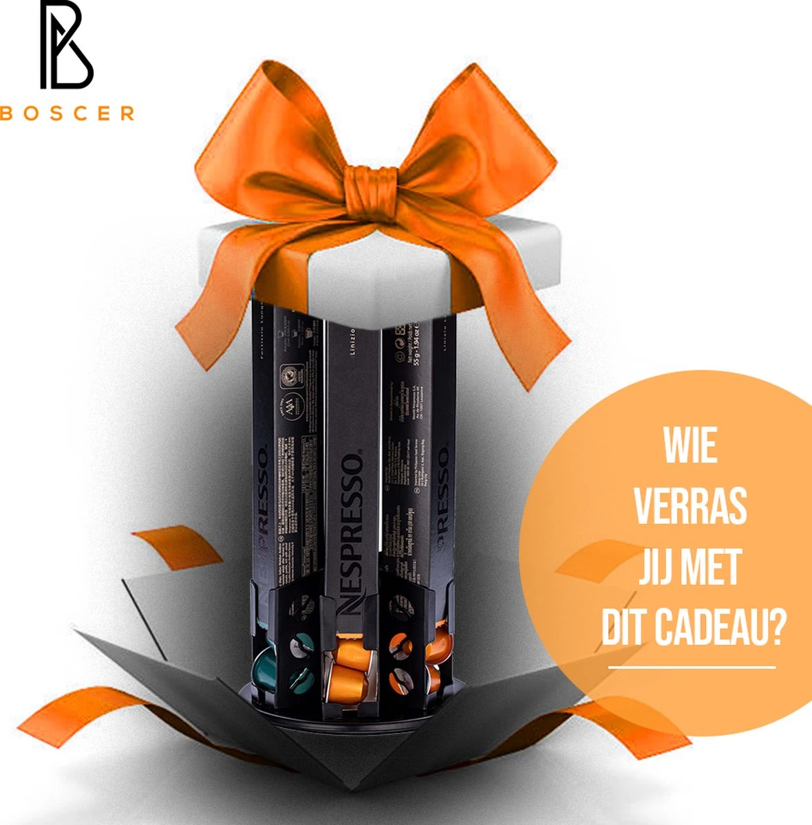 Boscer® Nespresso Capsule Houder | 60 Koffie & Espresso Cup Houder | 360° Draaibaar Antislip | Capsulehouder Zwart 9 Boscer® Nespresso Capsule Houder | 60 Koffie & Espresso Cup Houder | 360° Draaibaar Antislip | Capsulehouder Zwart - Afbeelding 7