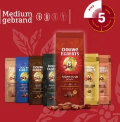 Douwe Egberts Aroma Rood Koffiebonen - 4 X 1000 Gram - Extra Grote Verpakking 17 Douwe Egberts Aroma Rood Koffiebonen - 4 X 1000 Gram - Extra Grote Verpakking -Koffieverkoopwinkel 1181x1200 4