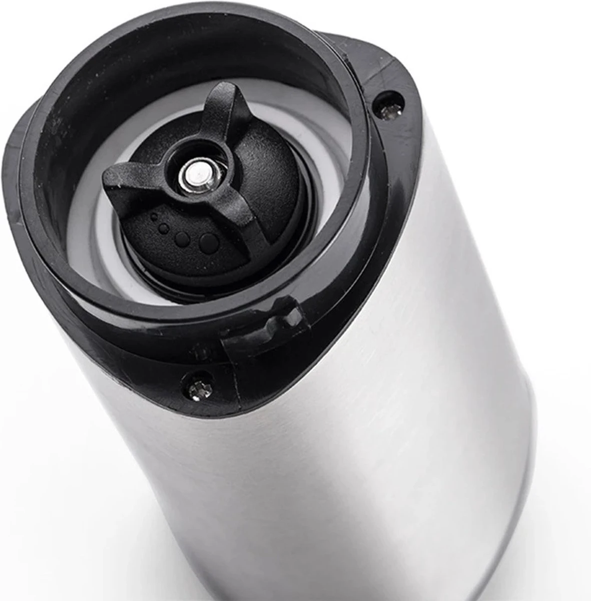 Comes In Handy - Koffiemolen Handmatig - Keramische Kern - Roestvrijstaal - Instelbare Maalgraad 4 Comes In Handy - Koffiemolen Handmatig - Keramische Kern - Roestvrijstaal - Instelbare Maalgraad - Afbeelding 3