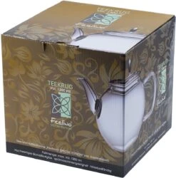 Feelino 1300 Ml Thee- En Koffiepot Met Zeef In Tuit En Glazen Deksel, Ideaal Voor 2 Personen, Special Edition Vaatwasmachinebestendig, Hittebestendig, Hoogwaardig Borosilicaatglas -Koffieverkoopwinkel 1186x1200 2