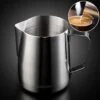 Maevory - Melkopschuimkan - Roestvrijstaal (350ml) - Zilver - Barista Melkkan -Koffieverkoopwinkel 1192x1200 3