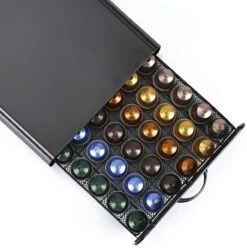 Adge - Capsule Houder Met Lade - Geschikt Voor Dolce Gusto - 36 Capsules - RVS - Zwart -Koffieverkoopwinkel 1194x1200 1