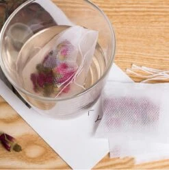 Merkloos Lege Theezakjes | 100 STUKS| 5,5 X 7 Cm Theefilters |Heerlijke Zelfgemaakte Thee | High Tea Party Met Vrienden -Koffieverkoopwinkel 1197x1200 1