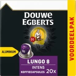 Douwe Egberts Lungo Intens Koffiecups - Intensiteit 8/12 - 10 X 20 Capsules -Koffieverkoopwinkel 1198x1200 30