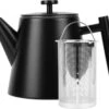 Castagnola Theepot Met Filter – Theekan – Theepot Dubbelwandig – Theepot Roestvrijstaal – Hoogwaardig RVS – 1 Liter – 5 Kopjes Thee – Zwart 1 Castagnola Theepot Met Filter – Theekan – Theepot Dubbelwandig – Theepot Roestvrijstaal – Hoogwaardig RVS – 1 Liter – 5 Kopjes Thee – Zwart -Koffieverkoopwinkel 1200x1007 2