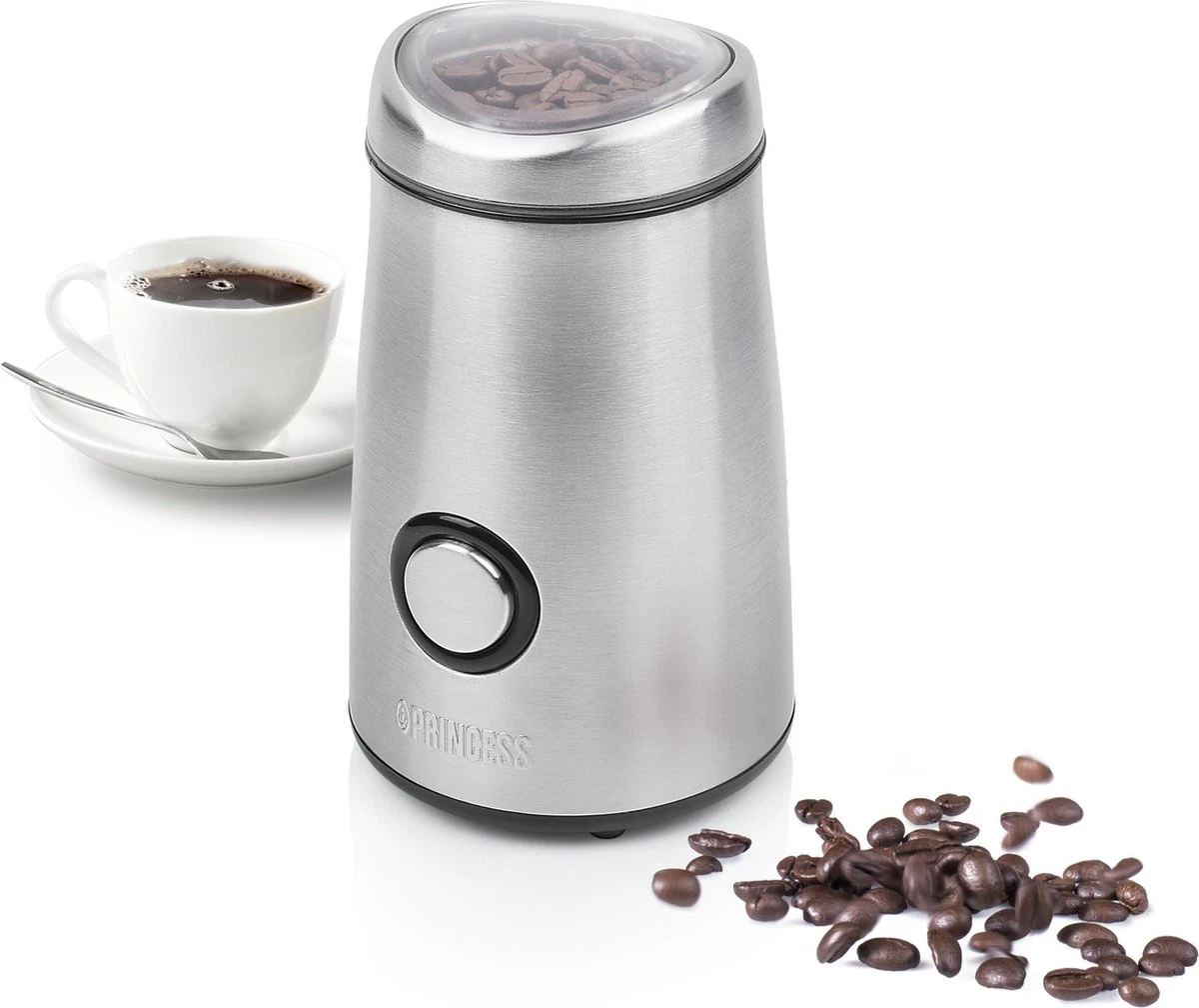 Princess Coffee Grinder Stainless Steel Deluxe 01.242196.01.001 3 Princess Coffee Grinder Stainless Steel Deluxe 01.242196.01.001