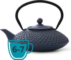 Bredemeijer - Theepot Xilin 1,25L Gietijzer Blauw -Koffieverkoopwinkel 1200x1021 2