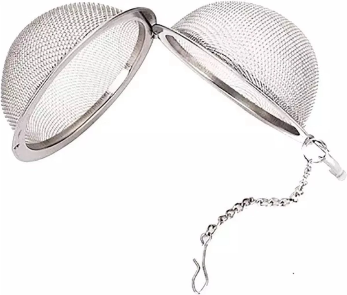 Kruidenei - Kruidenbuil - Kruidenfilter - Kruidenbol - Kruidenzeef - Filter Voor Kruiden - Thee Ei - Theezeef - 5,5CM Doorsnee 3 Kruidenei - Kruidenbuil - Kruidenfilter - Kruidenbol - Kruidenzeef - Filter Voor Kruiden - Thee Ei - Theezeef - 5,5CM Doorsnee