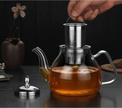 SensaHome - Infuser Theekan/Theepot - Transparant - Glas -Koffieverkoopwinkel 1200x1059 2