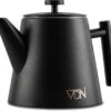VDN RVS Theepot Dubbelwandig Met Filter - Zwarte Theekan 1 Liter - 902 -Koffieverkoopwinkel 1200x1082 1