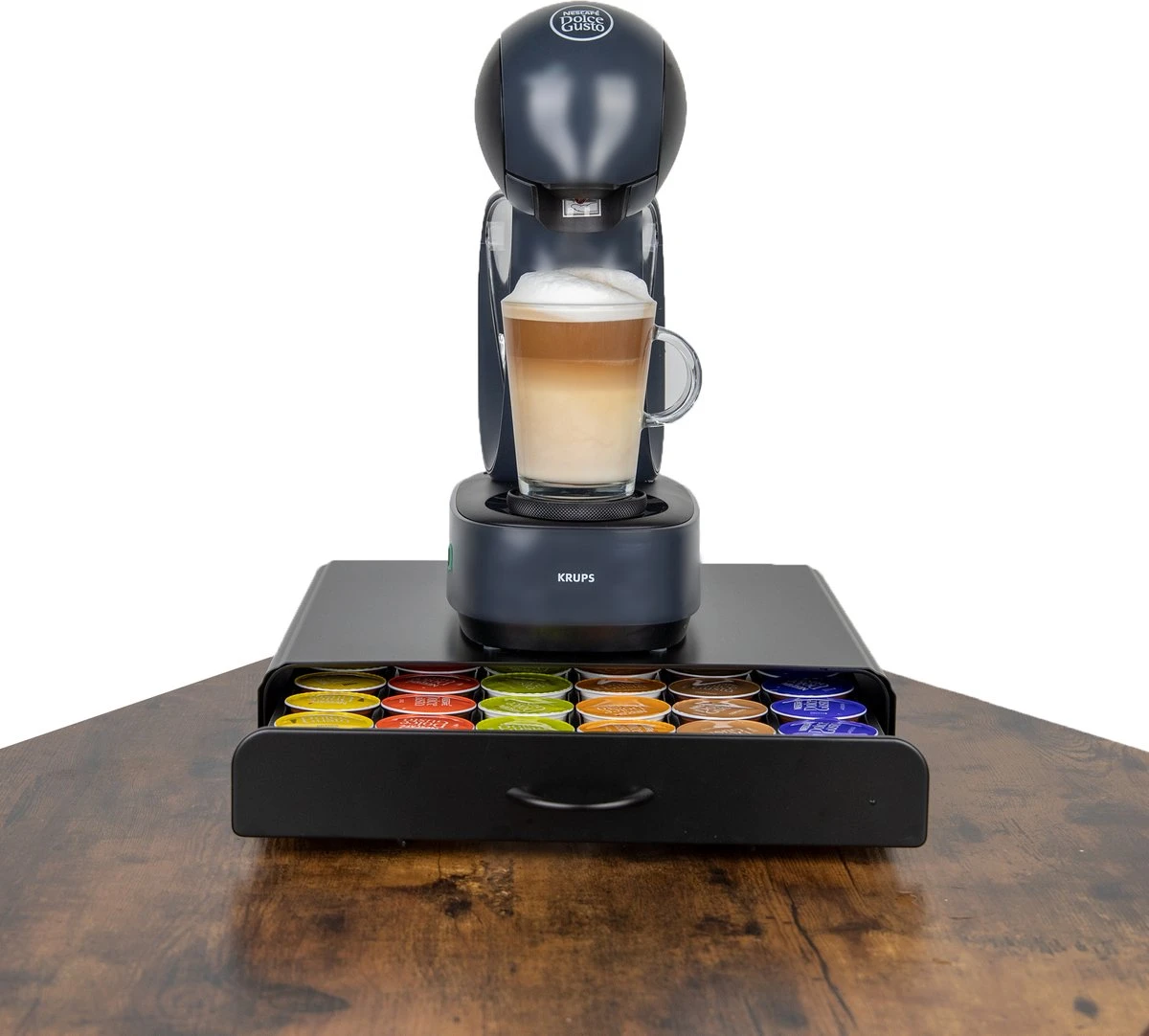 Luxe Dolce Gusto Capsule Houder - Cuphouder - 36 Stuks - Zwart 8 Luxe Dolce Gusto Capsule Houder - Cuphouder - 36 Stuks - Zwart - Afbeelding 6