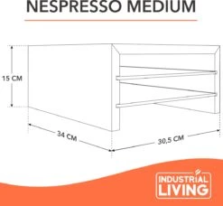 Industrial Living Capsulehouder Met Lade - Nespresso Capsule Houder Van Massief Hout - Cup Houder Geschikt Voor 48 Capsules - Cup Dispenser Koffie Capsule - Koffiecups Accessoires 11 Industrial Living Capsulehouder Met Lade - Nespresso Capsule Houder Van Massief Hout - Cup Houder Geschikt Voor 48 Capsules - Cup Dispenser Koffie Capsule - Koffiecups Accessoires -Koffieverkoopwinkel 1200x1107 2