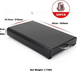 Luxe Nespresso Capsule Houder Met Lade - Espresso Koffie Pad En Cups Houder - 50 Capsules 13 Luxe Nespresso Capsule Houder Met Lade - Espresso Koffie Pad En Cups Houder - 50 Capsules -Koffieverkoopwinkel 1200x1108 1