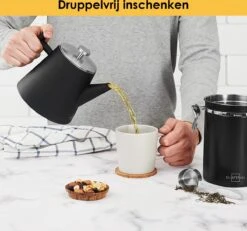 Silberthal - Theepot Met Filter - 1 L - RVS Dubbelwandig - Zwart - Cadeau 10 Silberthal - Theepot Met Filter - 1 L - RVS Dubbelwandig - Zwart - Cadeau -Koffieverkoopwinkel 1200x1123 3