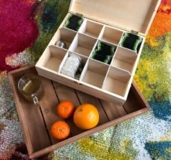 12 Vaks Theedoos - Houten Theedoos 10 12 Vaks Theedoos - Houten Theedoos -Koffieverkoopwinkel 1200x1126