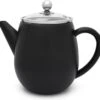 Bredemeijer - Theepot Duet Eva 1,1L Mat Zwart Met Filter - - Dubbelwandig -Koffieverkoopwinkel 1200x1139
