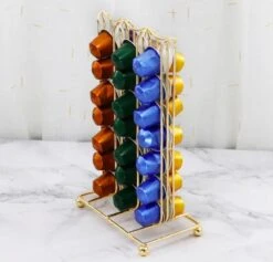 Nespresso Capsulehouder Voor 36 Koffiecups – Koffiecups Houder – Capsulehouder – Cuphouder – Goud -Koffieverkoopwinkel 1200x1150 1