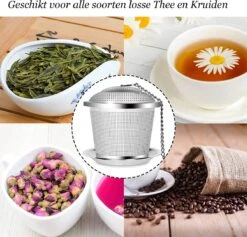 TeaLux 5-Delig RVS Theefilters Set Met Maatlepel En Lekbakjes En Knijper - Theezeef Voor Losse Thee En Kruiden - Tea InfuserStrainer Giftset - Verse Thee FilterZeef Cadeau Pakket - Kruidenbuiltje Ei Met Onderzetters - Geschenkset 14 TeaLux 5-Delig RVS Theefilters Set Met Maatlepel En Lekbakjes En Knijper - Theezeef Voor Losse Thee En Kruiden - Tea InfuserStrainer Giftset - Verse Thee FilterZeef Cadeau Pakket - Kruidenbuiltje Ei Met Onderzetters - Geschenkset -Koffieverkoopwinkel 1200x1153
