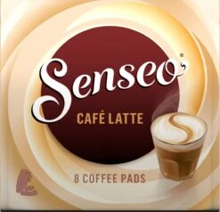 Senseo Café Latte Koffiepads - 2/9 Intensiteit - 4 X 8 Pads -Koffieverkoopwinkel 1200x1157 2