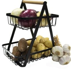 Chefs Cuisine Capsulehouder - Capsulehouder Nespresso - Capsulehouder Dolce Gusto - Opbergmand - Aanrecht Organizer – Zwart Roestvrij Staal -Koffieverkoopwinkel 1200x1165 2