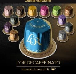 L'OR Espresso Decaffeinato Koffiecups - Intensiteit 6/12 - 10 X 10 Capsules 23 L'OR Espresso Decaffeinato Koffiecups - Intensiteit 6/12 - 10 X 10 Capsules -Koffieverkoopwinkel 1200x1173 13