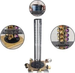 Merkloos Happypanda Capsule Houder -Capsule Houder Voor Nespresso-360° Draaibaar-40 Capsules-pods-modern Designed- Coffee Pods Holder-keuken Interieur- Kantoor Capsules Houder -Koffieverkoopwinkel 1200x1174 4