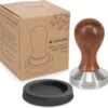 Navaris Koffie En Espresso Tamper - Stamper Voor Het Aandrukken Van Gemalen Koffie - Van Roestvrij Staal Met Aluminium Handvat - Ø 51 Mm -Koffieverkoopwinkel 1200x1174 6