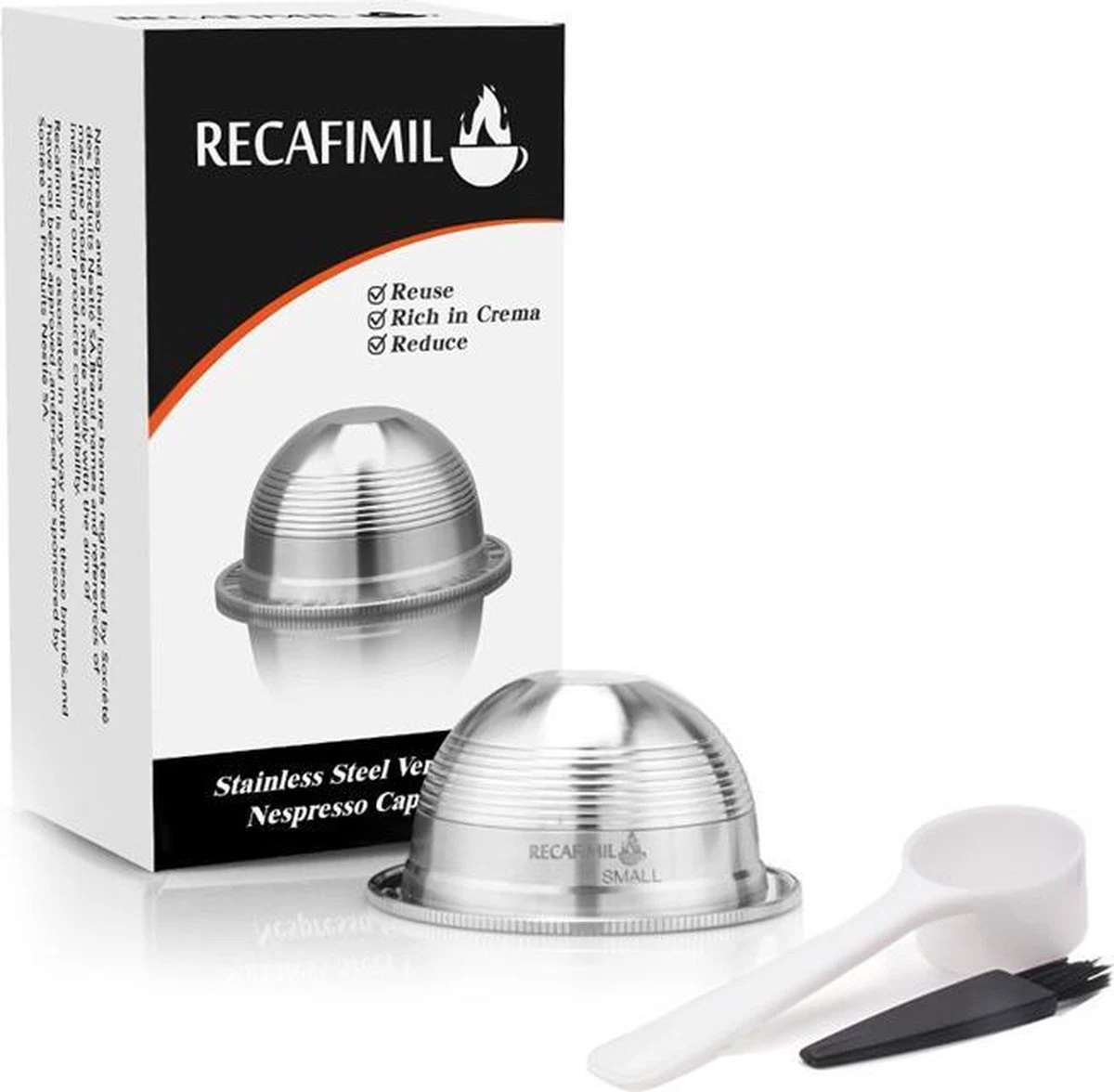 TDR-Herbruikbare Vertuo Koffie Capsule Pods Voor Nespresso Vertuo Plus, Vertuo Next 3 TDR-Herbruikbare Vertuo Koffie Capsule Pods Voor Nespresso Vertuo Plus, Vertuo Next