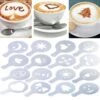 Merkloos Cappuccino Sjabloon - Herbruikbaar Barista Set - Cacao Sjablonen - 16 Stuks 2 Merkloos Cappuccino Sjabloon - Herbruikbaar Barista Set - Cacao Sjablonen - 16 Stuks -Koffieverkoopwinkel 1200x1178 3