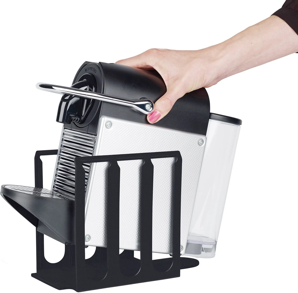 Scanpart Capsulehouder - Geschikt Voor Nespresso Pixie - Koffiecups Houder - Kunststof - Zwart - U Cap - Voor 24 Capsules 3 Scanpart Capsulehouder - Geschikt Voor Nespresso Pixie - Koffiecups Houder - Kunststof - Zwart - U Cap - Voor 24 Capsules