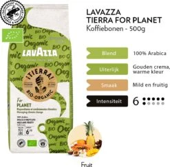 Lavazza Tierra For Planet Biologische Koffiebonen - 500 Gram X4 -Koffieverkoopwinkel 1200x1179 5