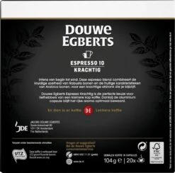 Douwe Egberts Espresso Krachtig Koffiecups - Intensiteit 10/12 - 10 X 20 Capsules 13 Douwe Egberts Espresso Krachtig Koffiecups - Intensiteit 10/12 - 10 X 20 Capsules -Koffieverkoopwinkel 1200x1184 10