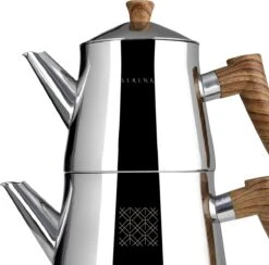 Serenk Definition Turkse Theepot - Inductie Geschikt - Theepottenset - RVS -Koffieverkoopwinkel 1200x1185