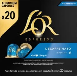 L'OR Espresso Decaffeinato (6) - 10 X 20 Koffiecups 21 L'OR Espresso Decaffeinato (6) - 10 X 20 Koffiecups -Koffieverkoopwinkel 1200x1187 8