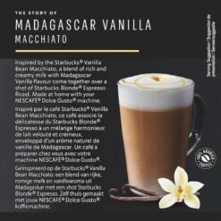 Starbucks By Dolce Gusto Capsules Madagascar Vanilla Macchiato- 3 Doosjes à 12 Koffiecups -Koffieverkoopwinkel 1200x1198 10