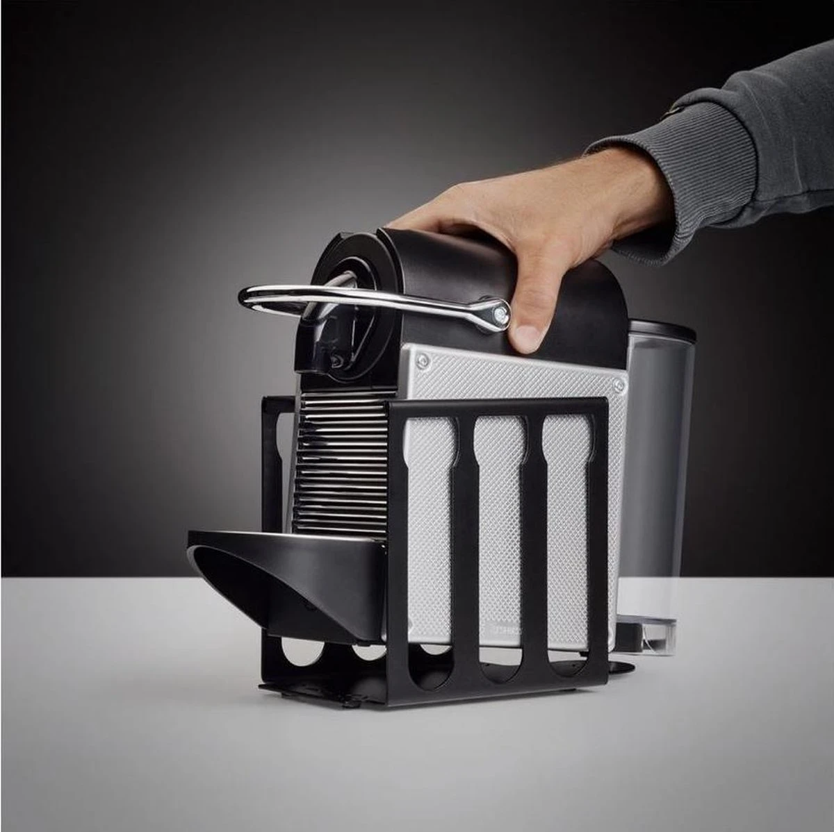 Scanpart Capsulehouder - Geschikt Voor Nespresso Pixie - Koffiecups Houder - Kunststof - Zwart - U Cap - Voor 24 Capsules 7 Scanpart Capsulehouder - Geschikt Voor Nespresso Pixie - Koffiecups Houder - Kunststof - Zwart - U Cap - Voor 24 Capsules - Afbeelding 5